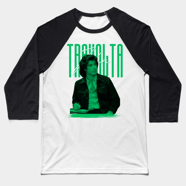 John travolta///original retro Baseball T-Shirt by DetikWaktu